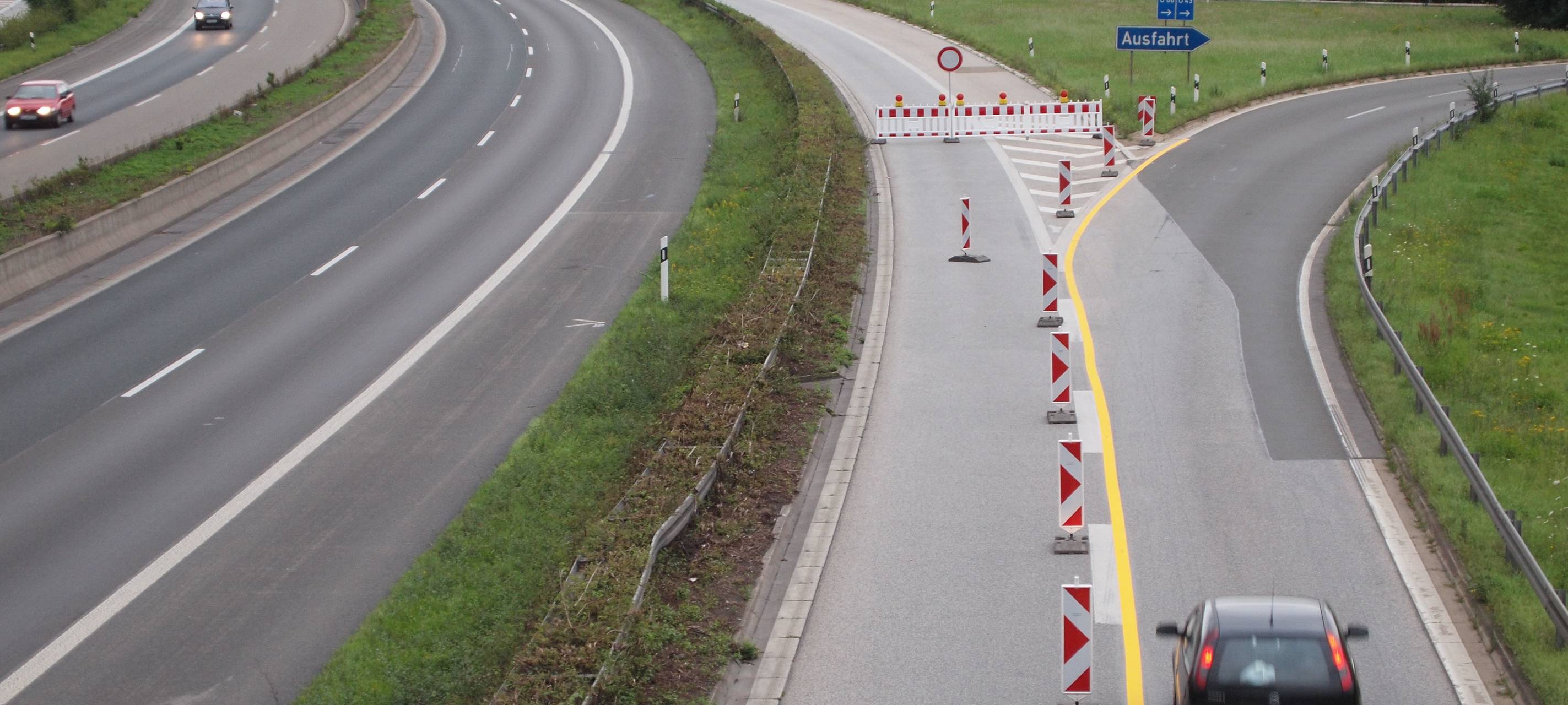 A40-Anschlussstelle in Richtung Dortmund gesperrt