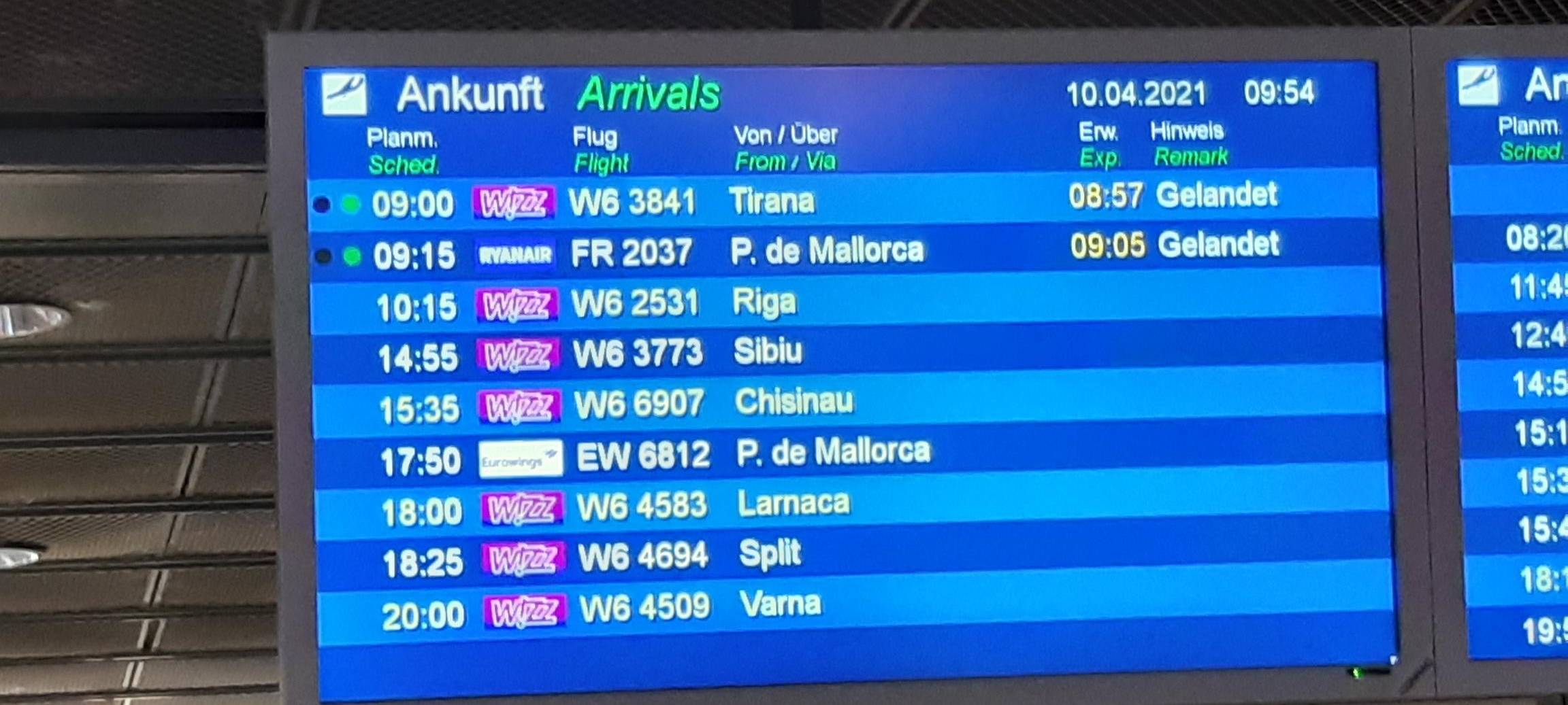 Flughafen Dortmund: Zurück aus dem Mallorca-Urlaub