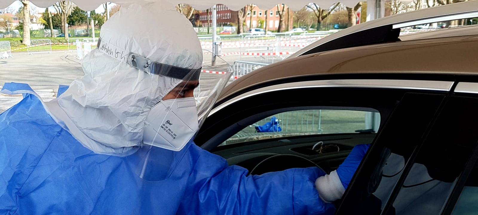 Dortmund: Drive-In-Testzentrum an der Westfalenhalle startet Betrieb