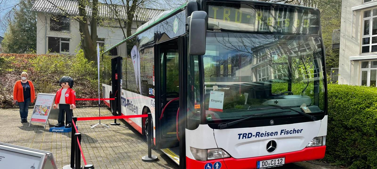 DRK Dortmund: Corona-Tests im Linienbus