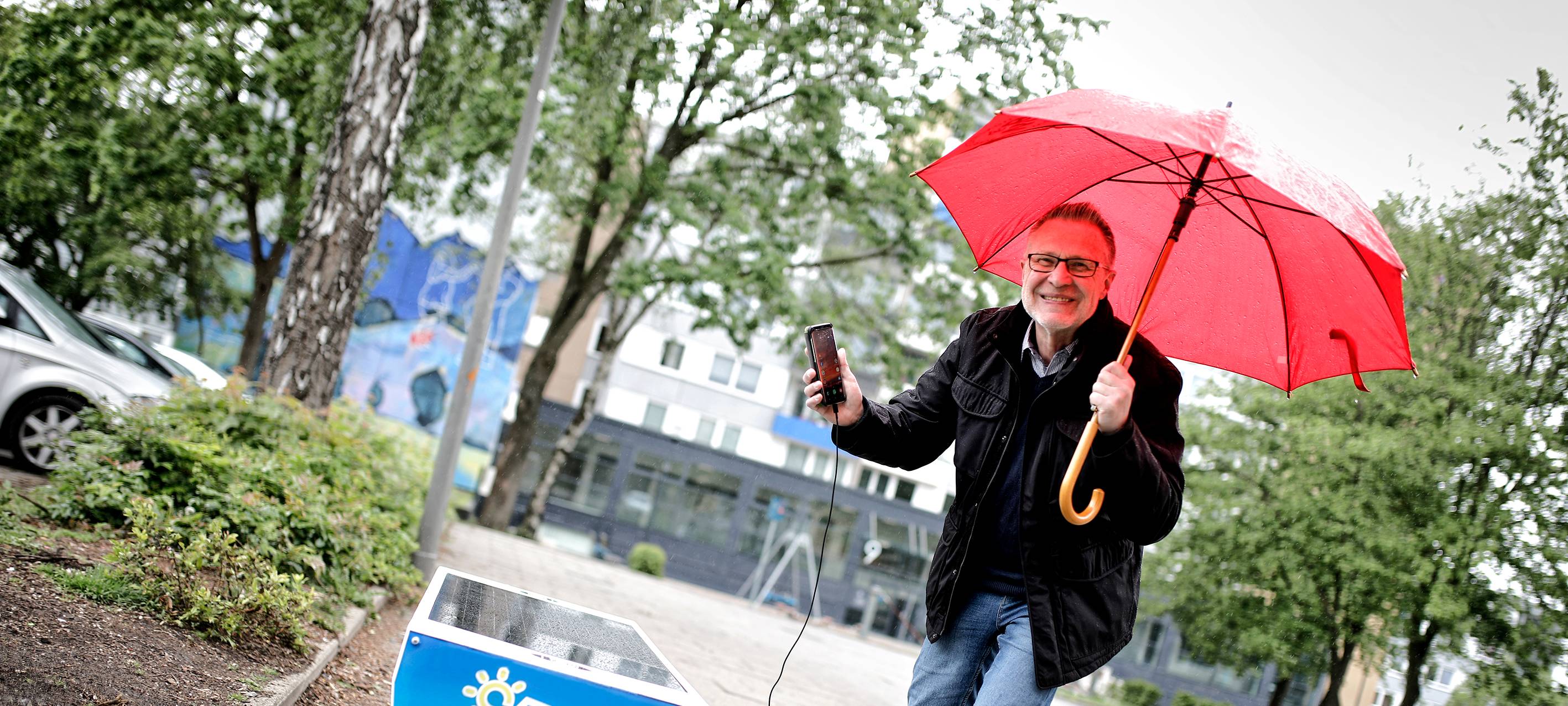 Erste Solarbank in Dortmund aufgestellt