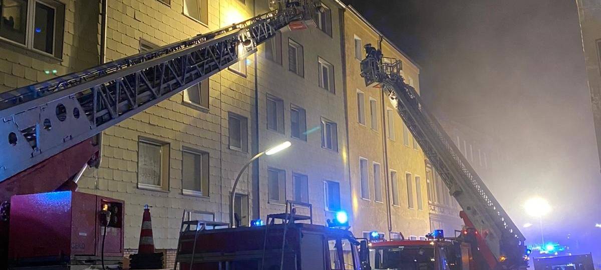 Großer Kellerbrand in der Zimmerstraße