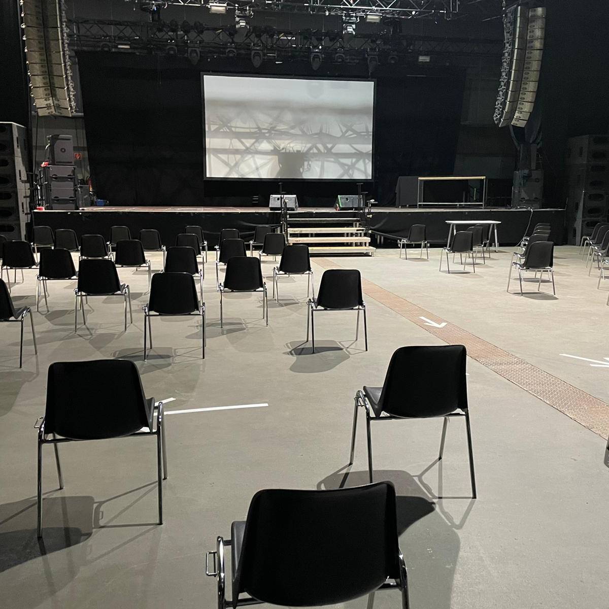 FZW Dortmund bereitet sich auf erstes Konzert mit Publikum nach Lockdown vor.