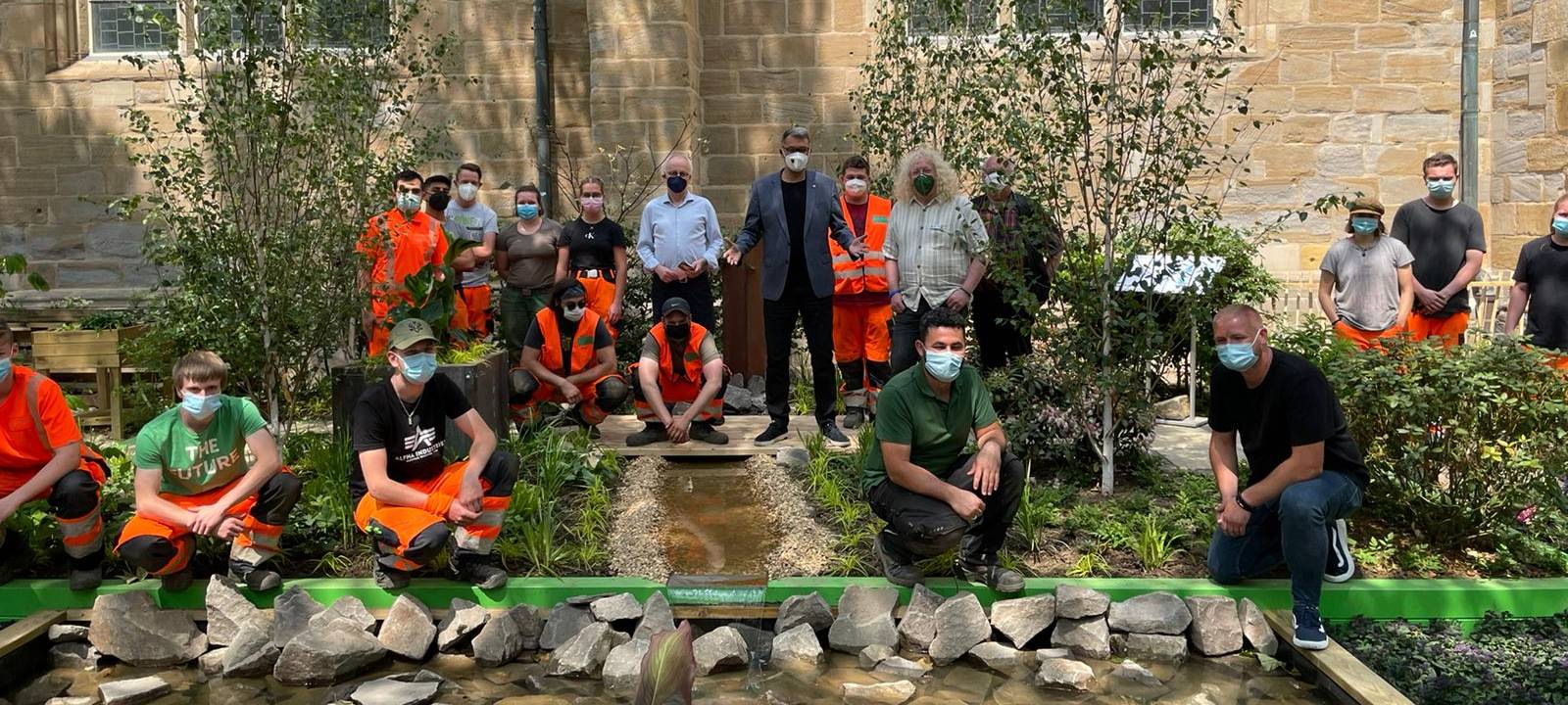 Dortmund: Gartenparadies an Reinoldikirche eröffnet
