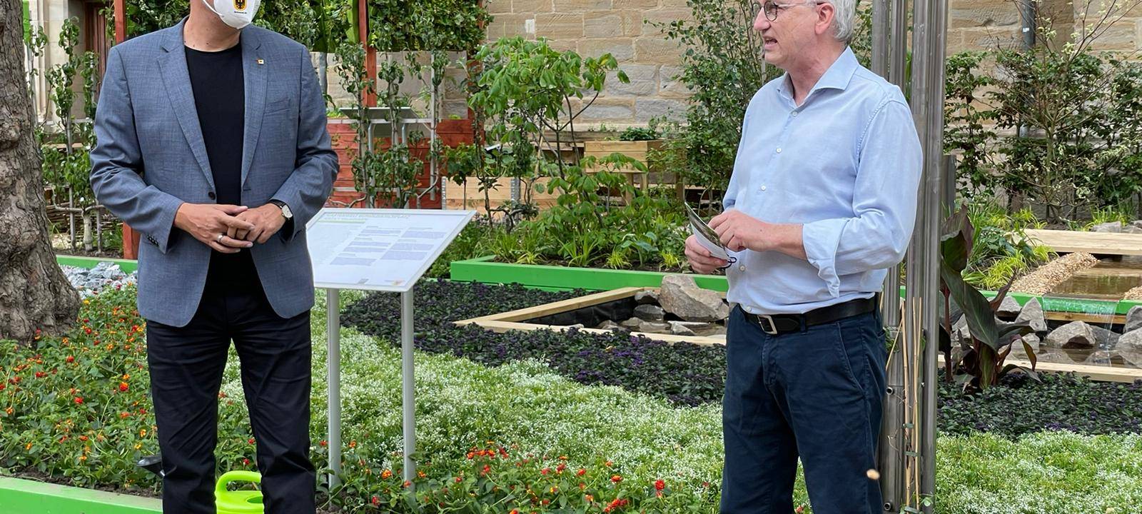 Dortmund: Gartenparadies an Reinoldikirche eröffnet