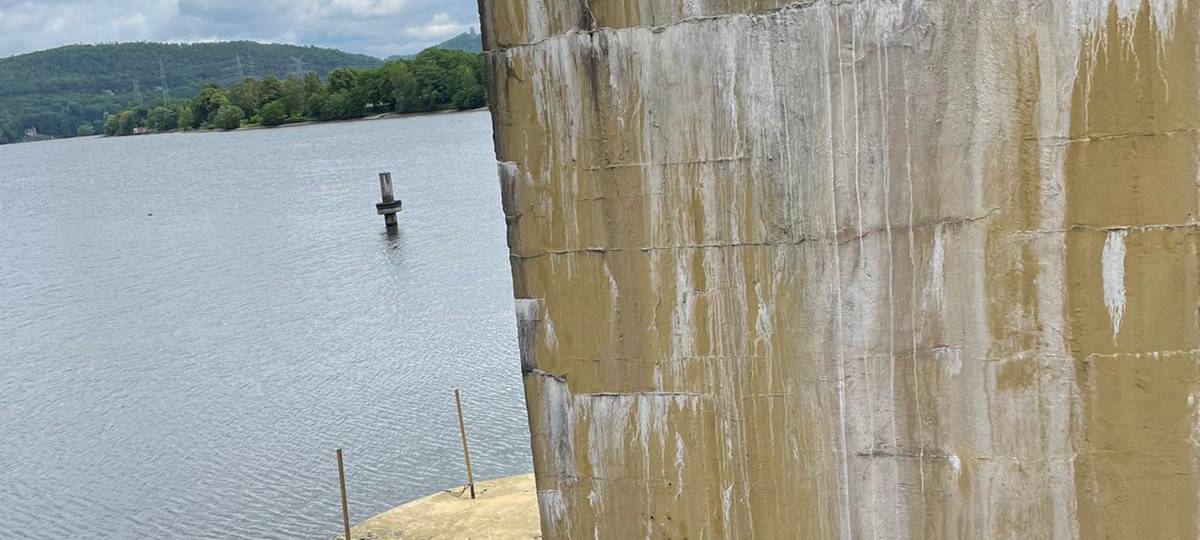 Dortmund: Sanierung der Wehranlage im Hengsteysee läuft
