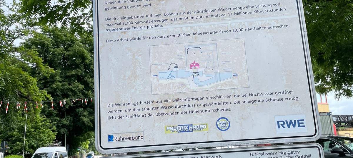 Dortmund: Sanierung der Wehranlage im Hengsteysee läuft