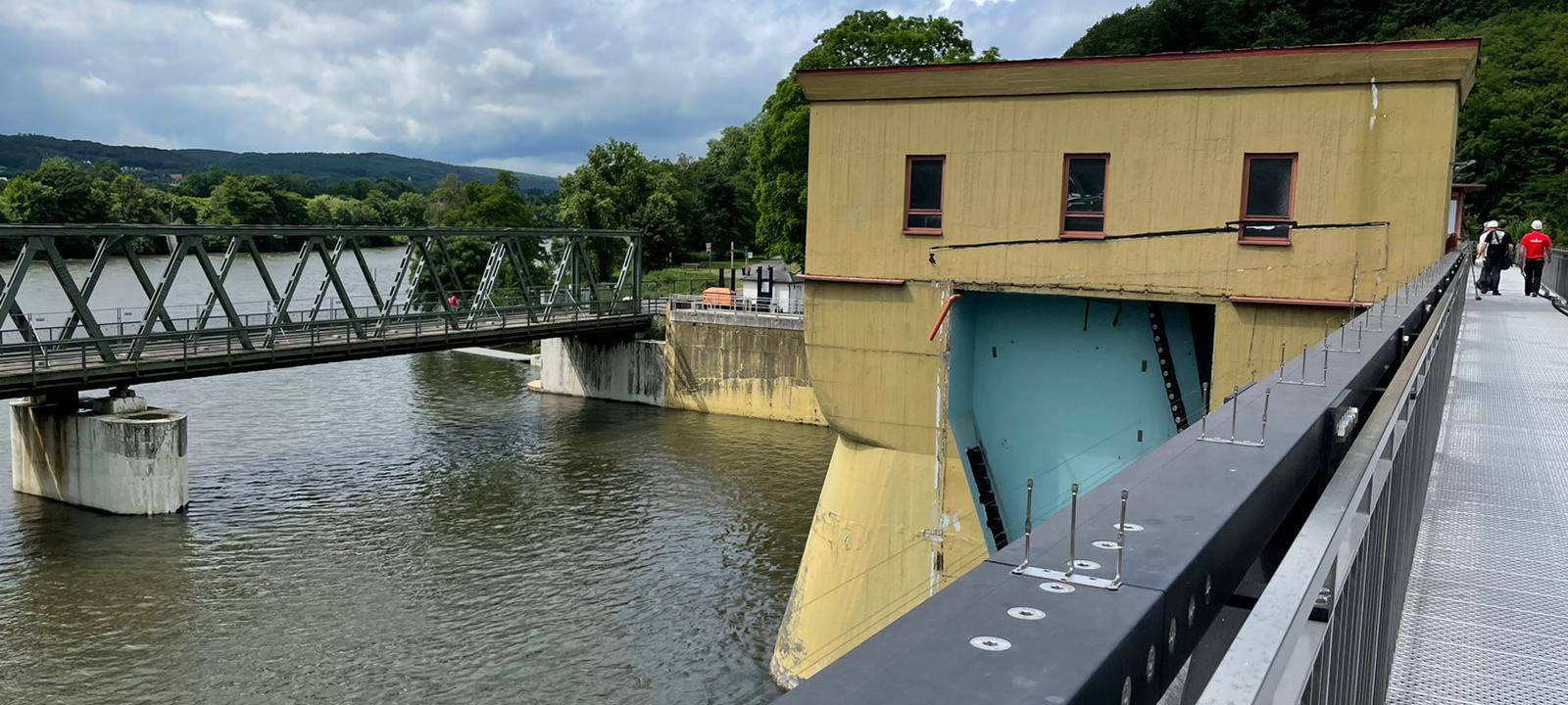 Dortmund: Sanierung der Wehranlage im Hengsteysee läuft
