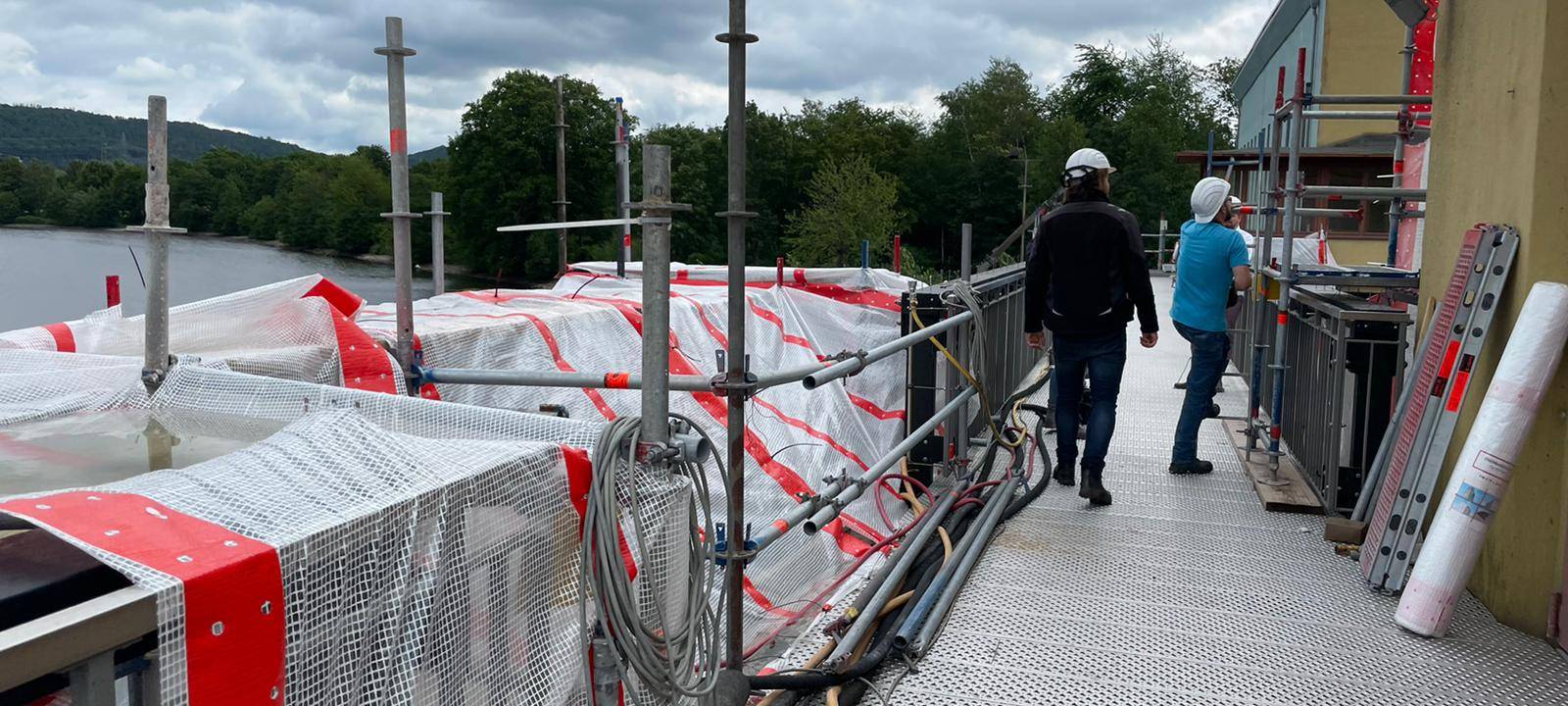 Dortmund: Sanierung der Wehranlage im Hengsteysee läuft