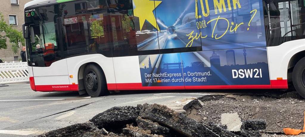 Wasserrohrbruch in Dortmund: Hagener Straße gesperrt