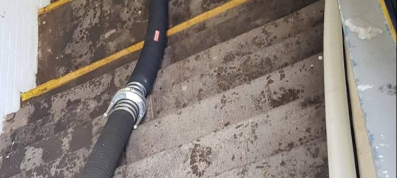 Dortmunder Bahnhof: Aplerbeck-Süd unter Wasser