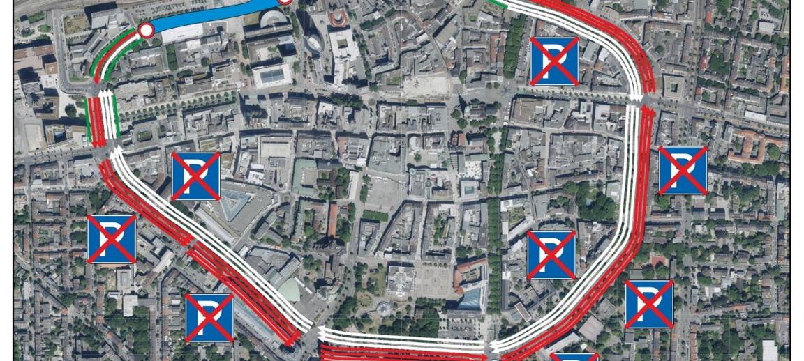 Stadt Dortmund stellt sechs Pläne für die Wallring-Umgestaltung vor