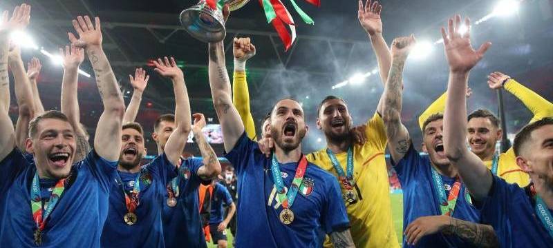 Italien-Fans feiern EM-Titel in Dortmund