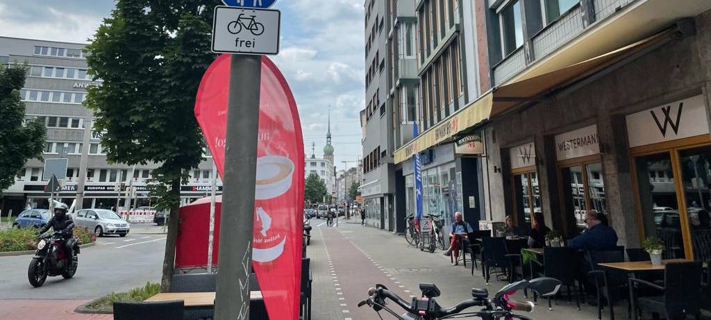 Dortmund: Schritttempo für Radfahrer auf der Kaiserstraße
