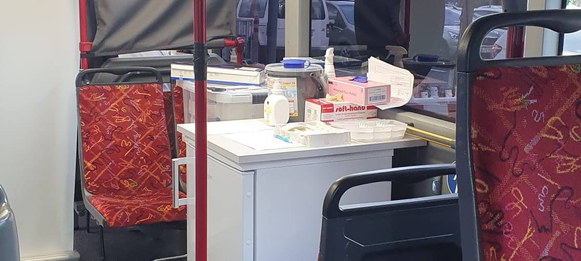 Große Nachfrage bei Impfbus-Aktion in Dortmund