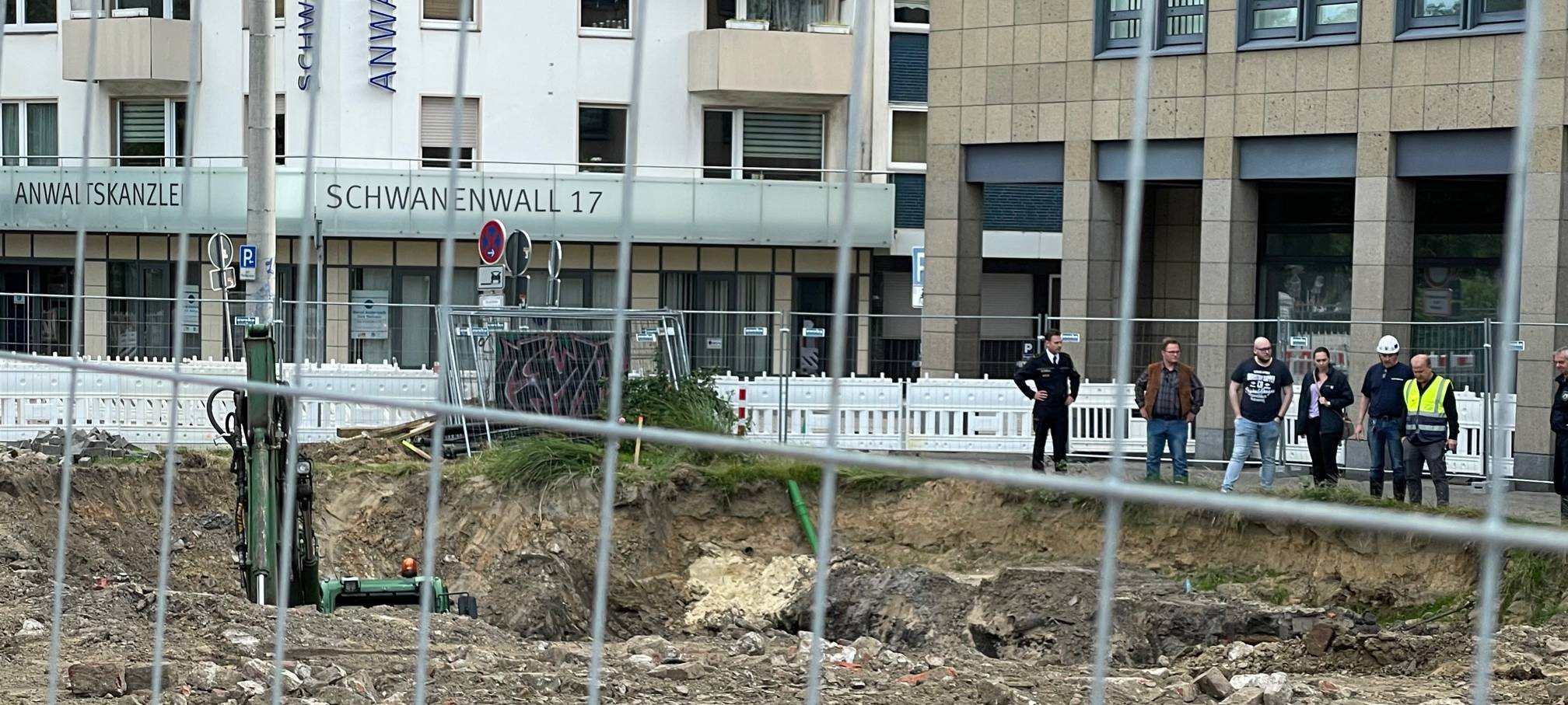 Bombe am Schwanenwall gesprengt: Der Einsatz zum Nachlesen