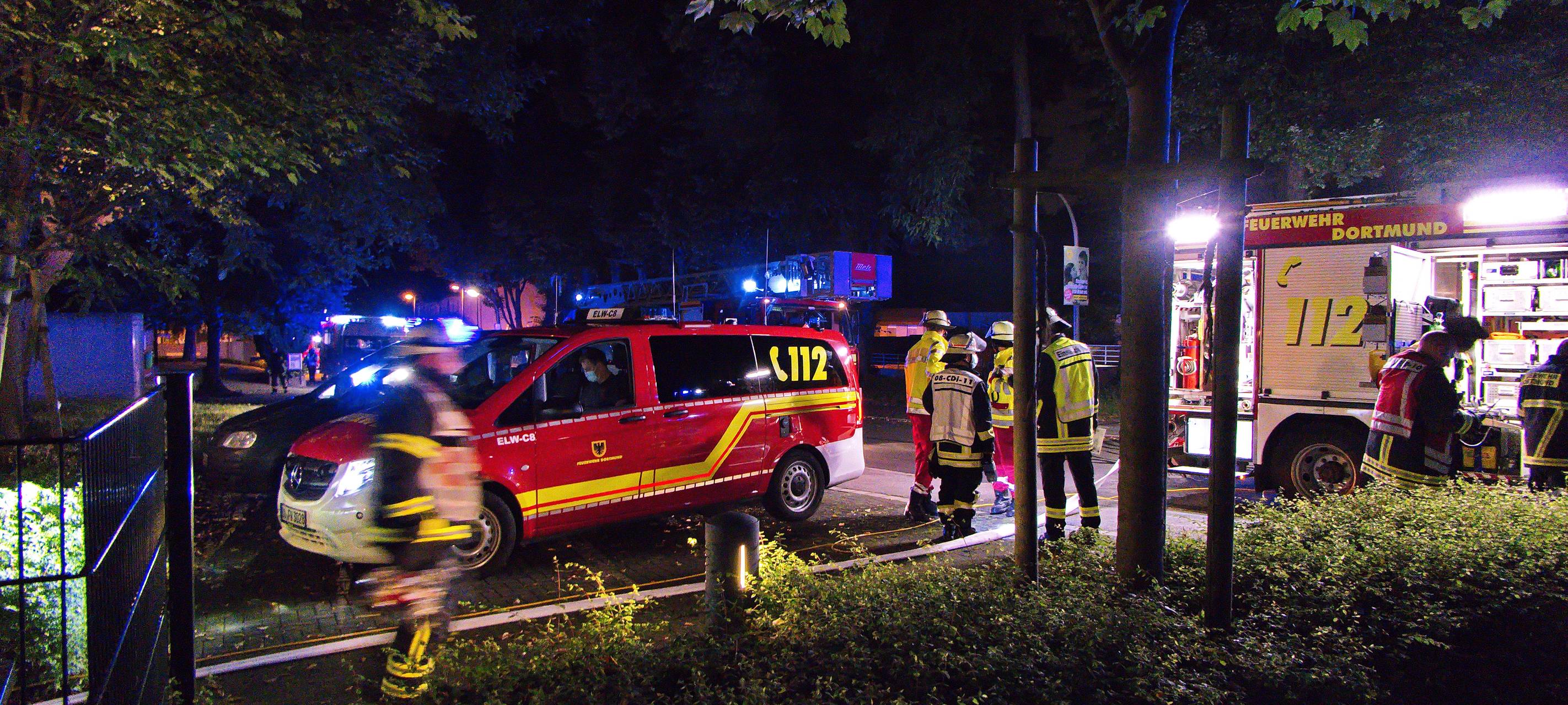 Dortmund: Brand in Behindertenwohnheim in Kley