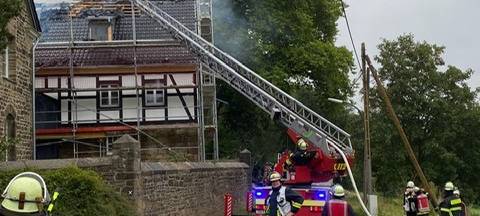 Dortmund: Feuerwehr-Einsatz am Haus Husen