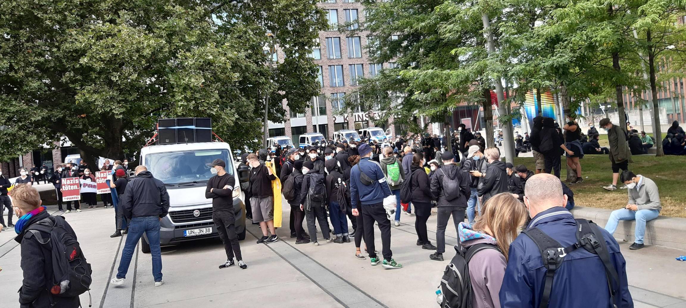 Antifa-Demo in Dorstfeld