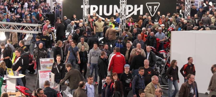 Deutlich weniger Besucher bei Motorradmesse
