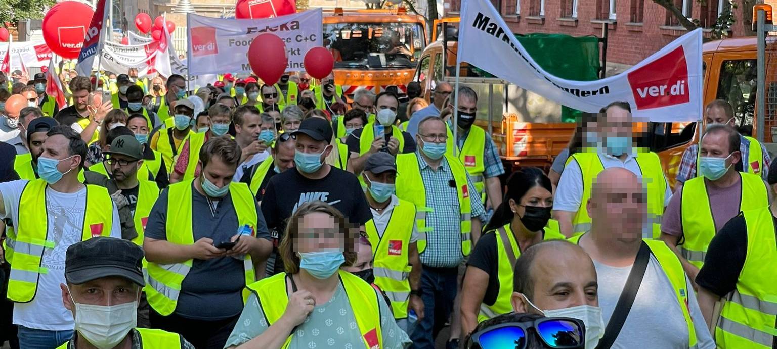 Dortmund: Über 1.000 Teilnehmer bei Ver.di-Demo