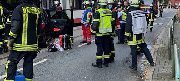 Schwerer Verkehrsunfall in Dortmund