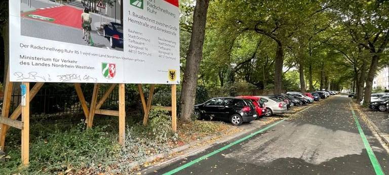 Radschnellweg 1 in Dortmund: Erster Abschnitt bald fertig