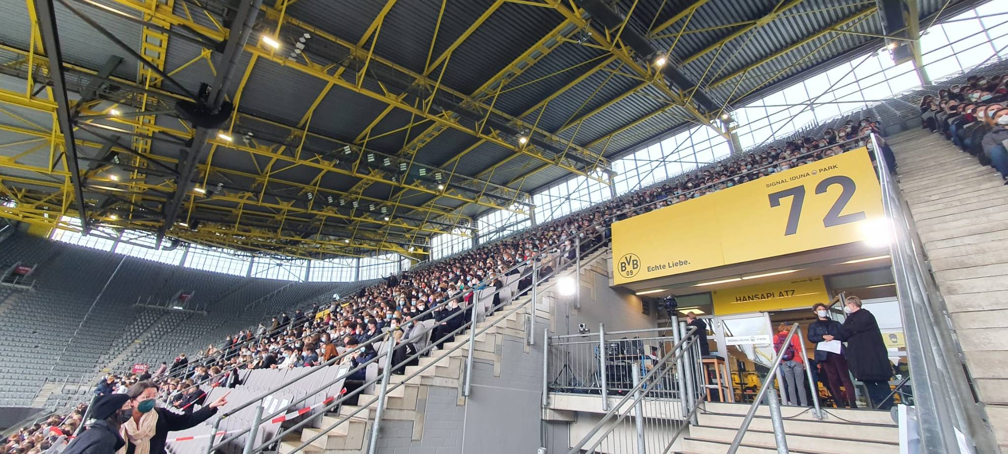 Erstsemesterbegrüßung im Dortmunder Stadion