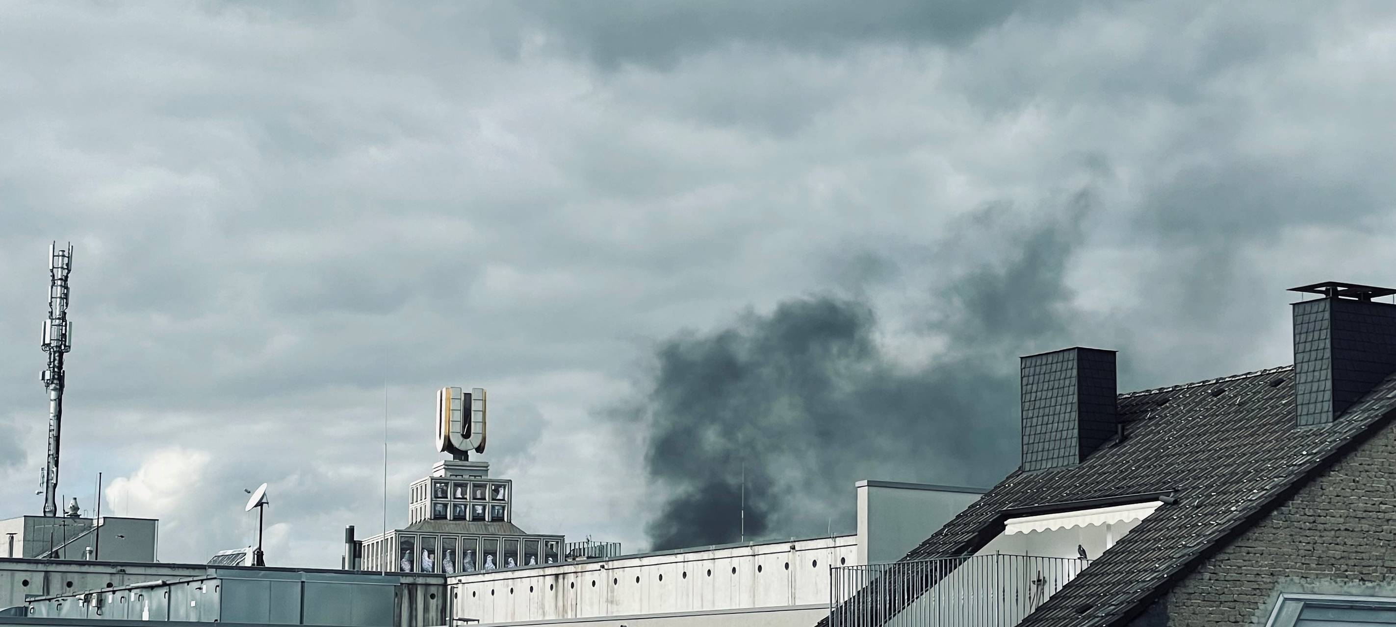 Feuer in der nordwestlichen Innenstadt