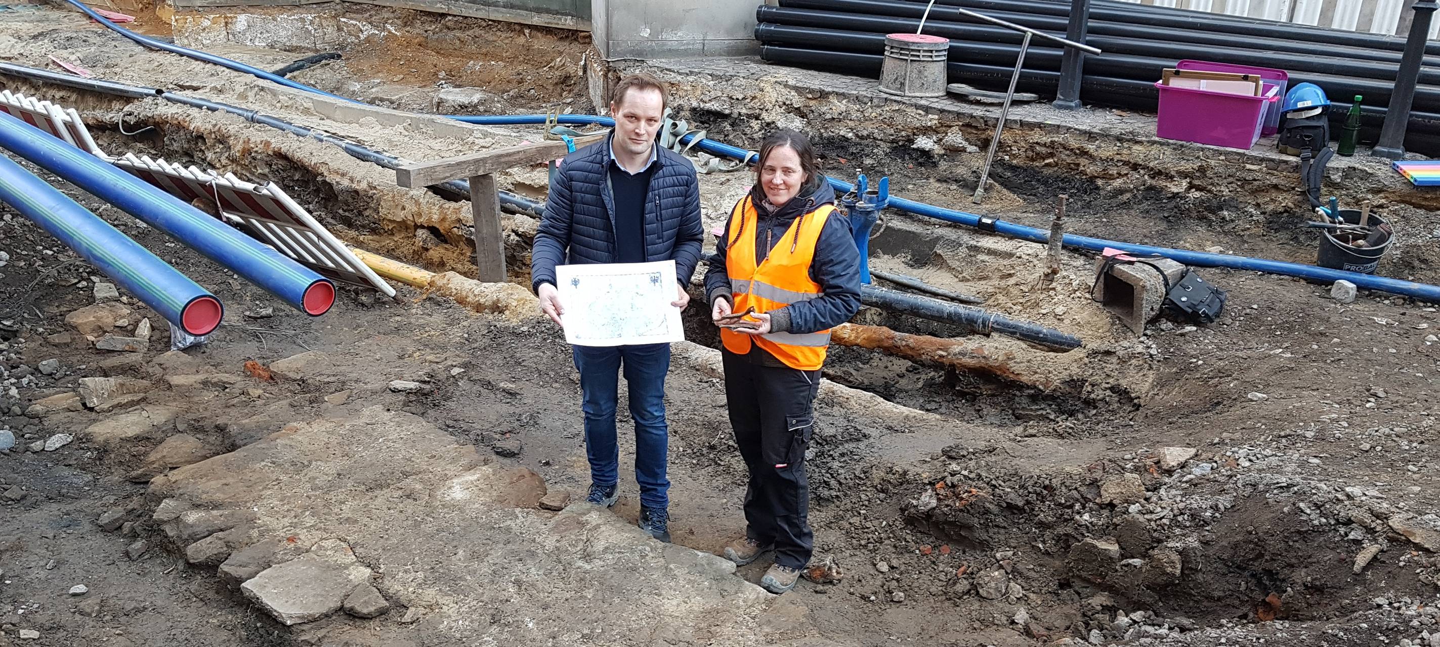 Mittelalterliche Mauerreste gefunden