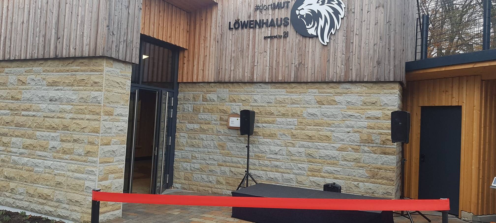 Löwenhaus im Dortmunder Zoo eröffnet