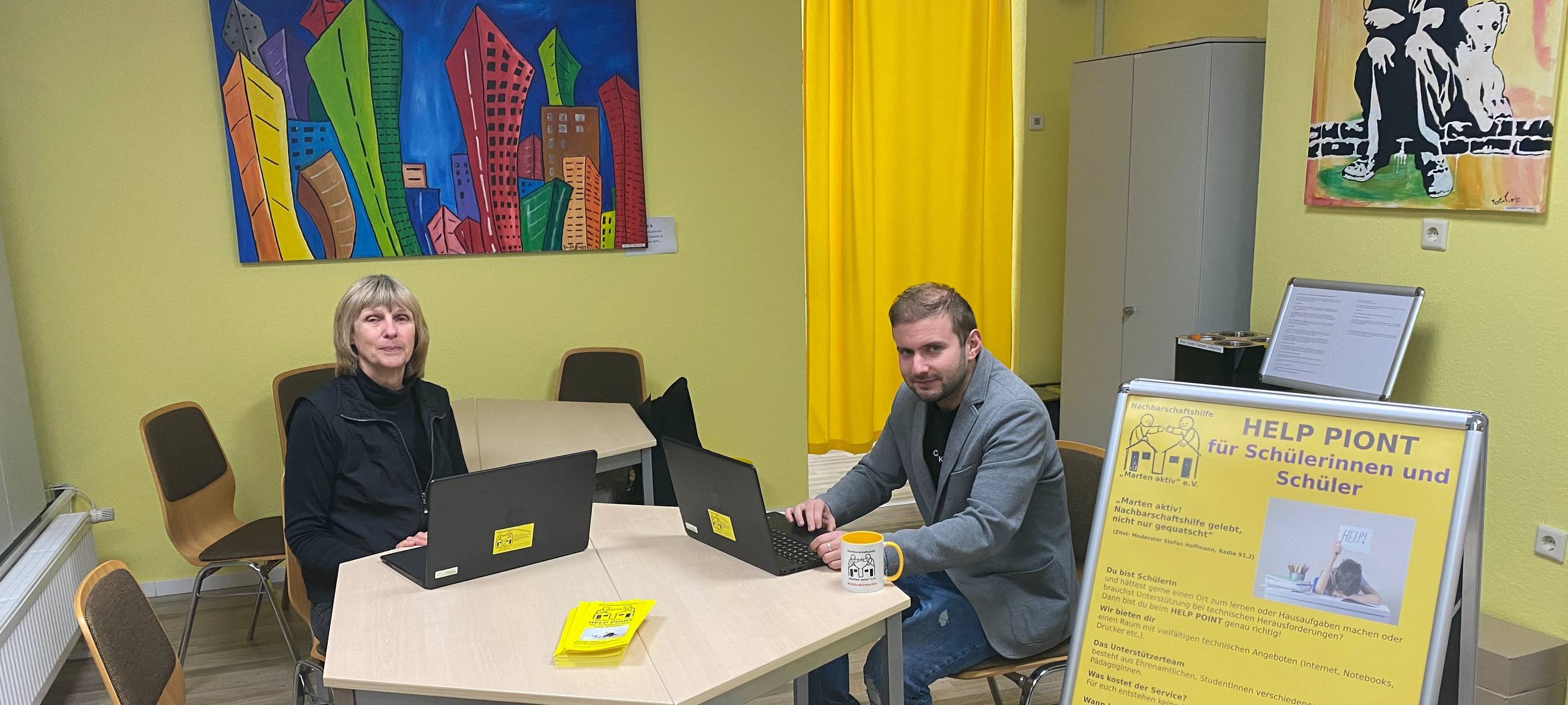 Anpacker 2021: Projekt Help-Point von "Marten Aktiv" e.V.