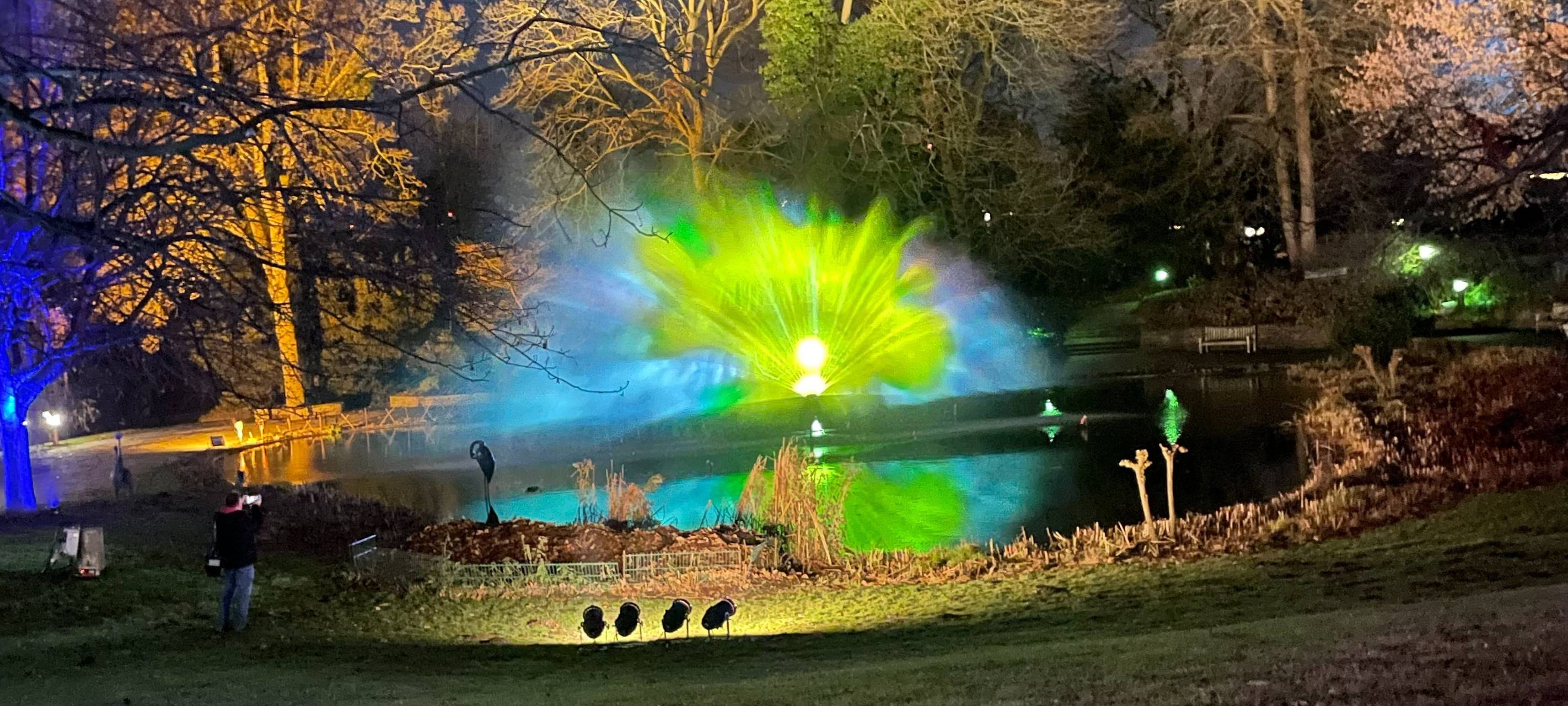 Winterleuchten beginnt im Dortmunder Westfalenpark