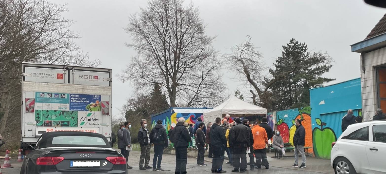 Impfangebot bei der Dortmunder Tafel