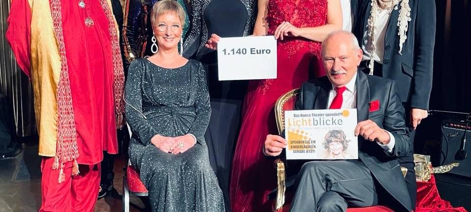 Hansa Theater: Tolle Spende für Aktion Lichtblicke!