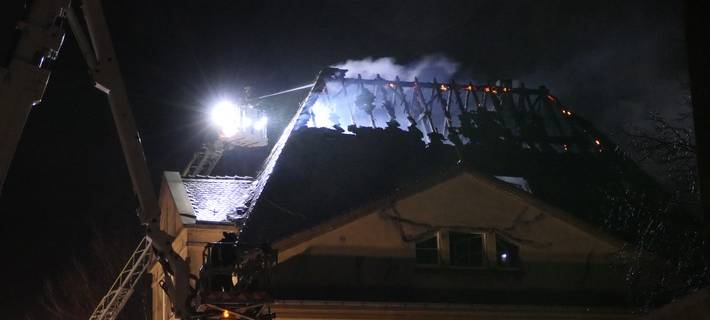 Feuer in historischem Gebäude in Mengede