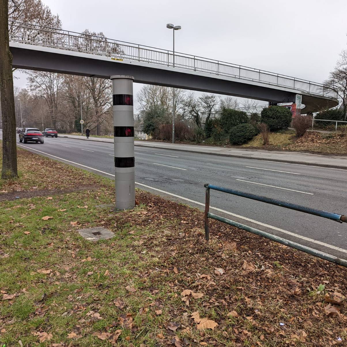 Blitzer: B1 Richtung City Haltestelle Lübkestraße