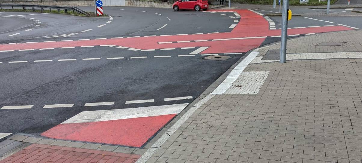 Dortmund-Hörde: Verwirrender Weg für Radfahrer