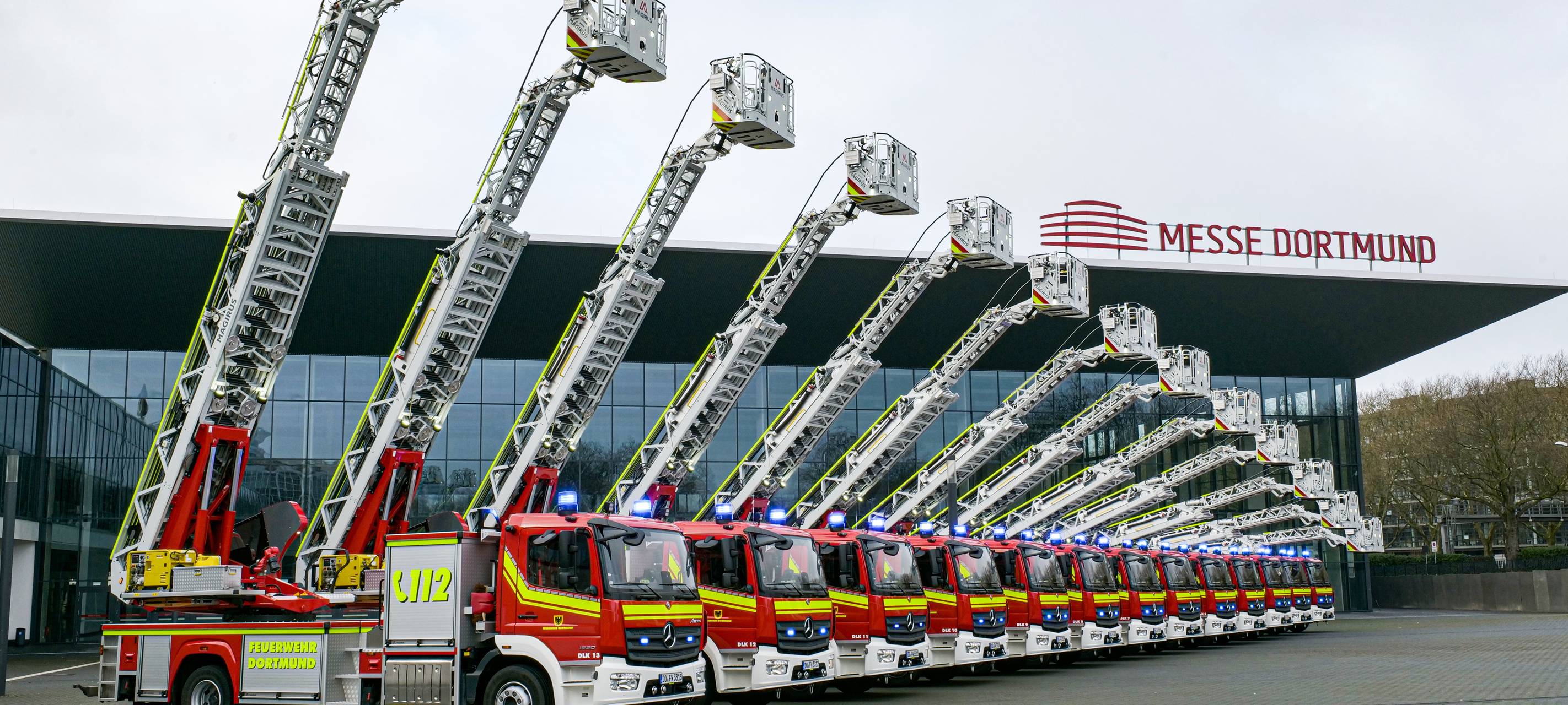 Dortmunder Feuerwehr: 13 neue Drehleiterfahrzeuge
