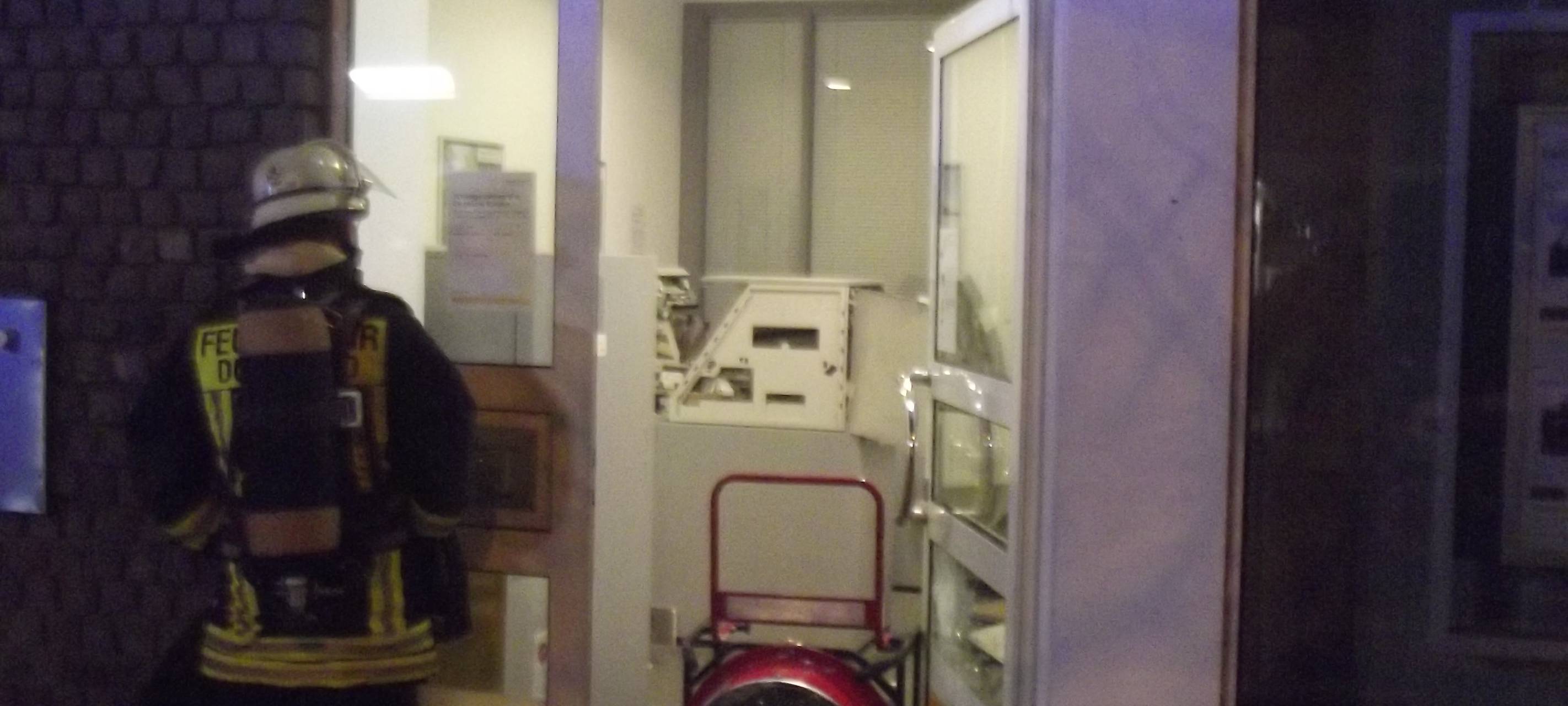 Geldautomat in Brackel gesprengt