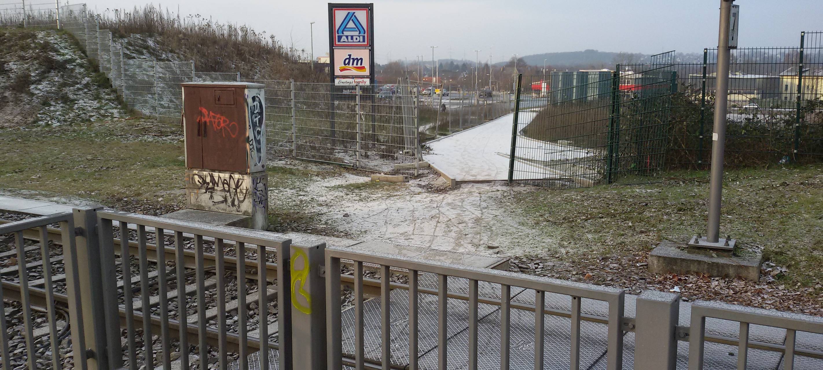Einkaufszentrum Luisenglück bald auch zu Fuß erreichbar