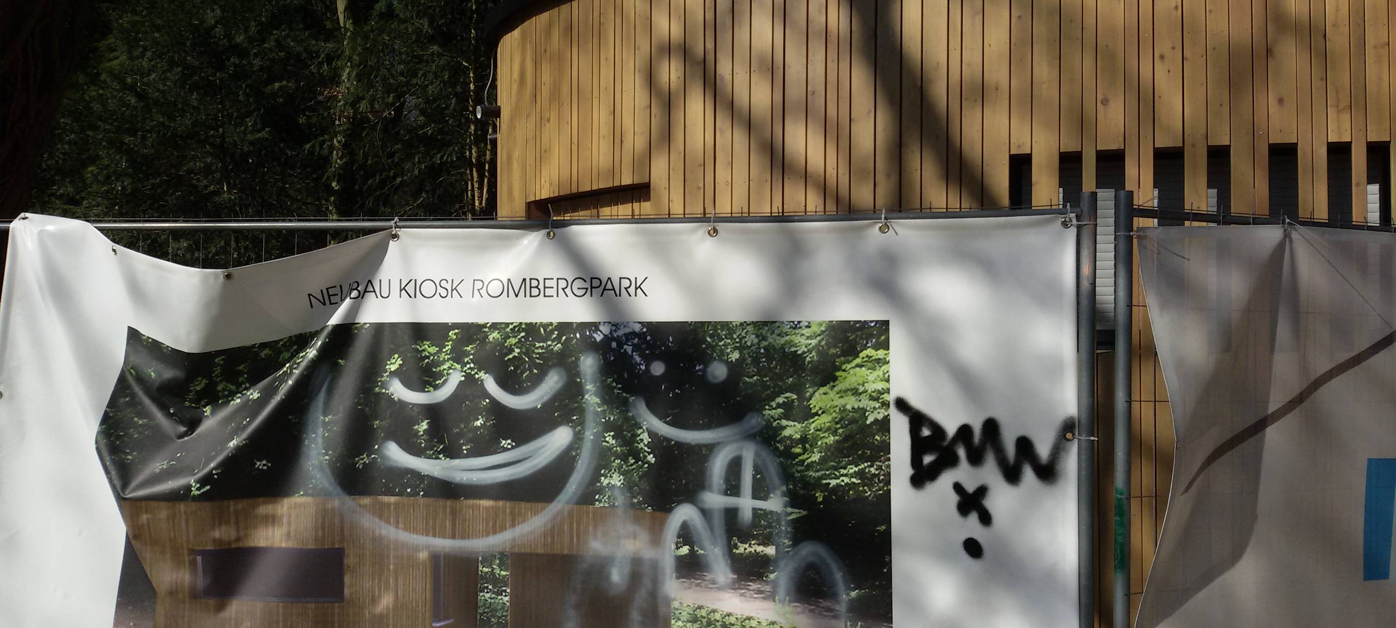 Der neue Kiosk im Rombergpark eröffnet Ende März