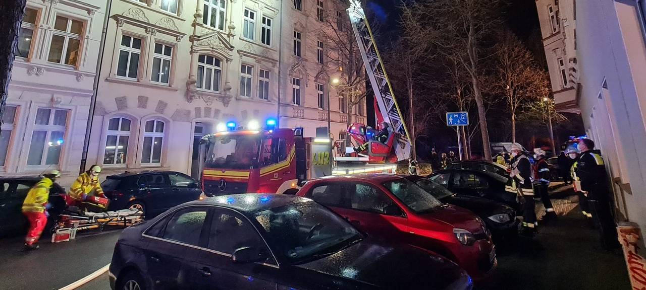 Dortmund: Fünf Verletzte bei Brand in Adlerstraße