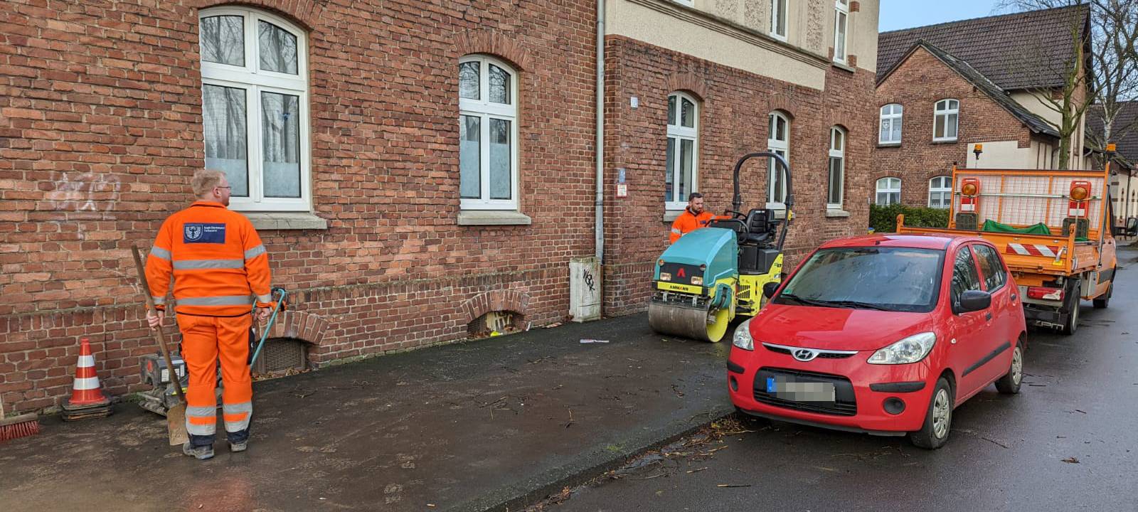 Helden der Frühschicht: Mitarbeiter des Tiefbauamtes