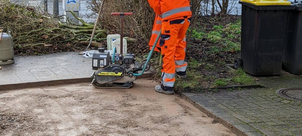 Helden der Frühschicht: Mitarbeiter des Tiefbauamtes