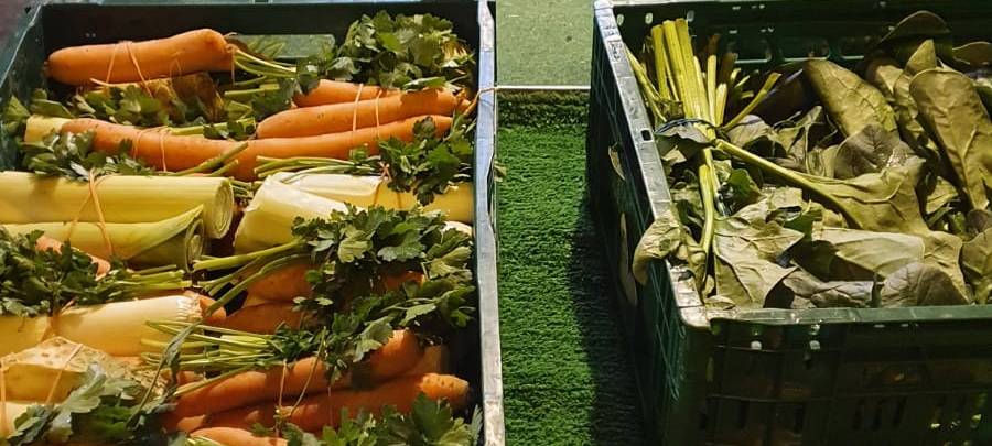 Helden der Frühschicht auf dem Dortmunder Wochenmarkt