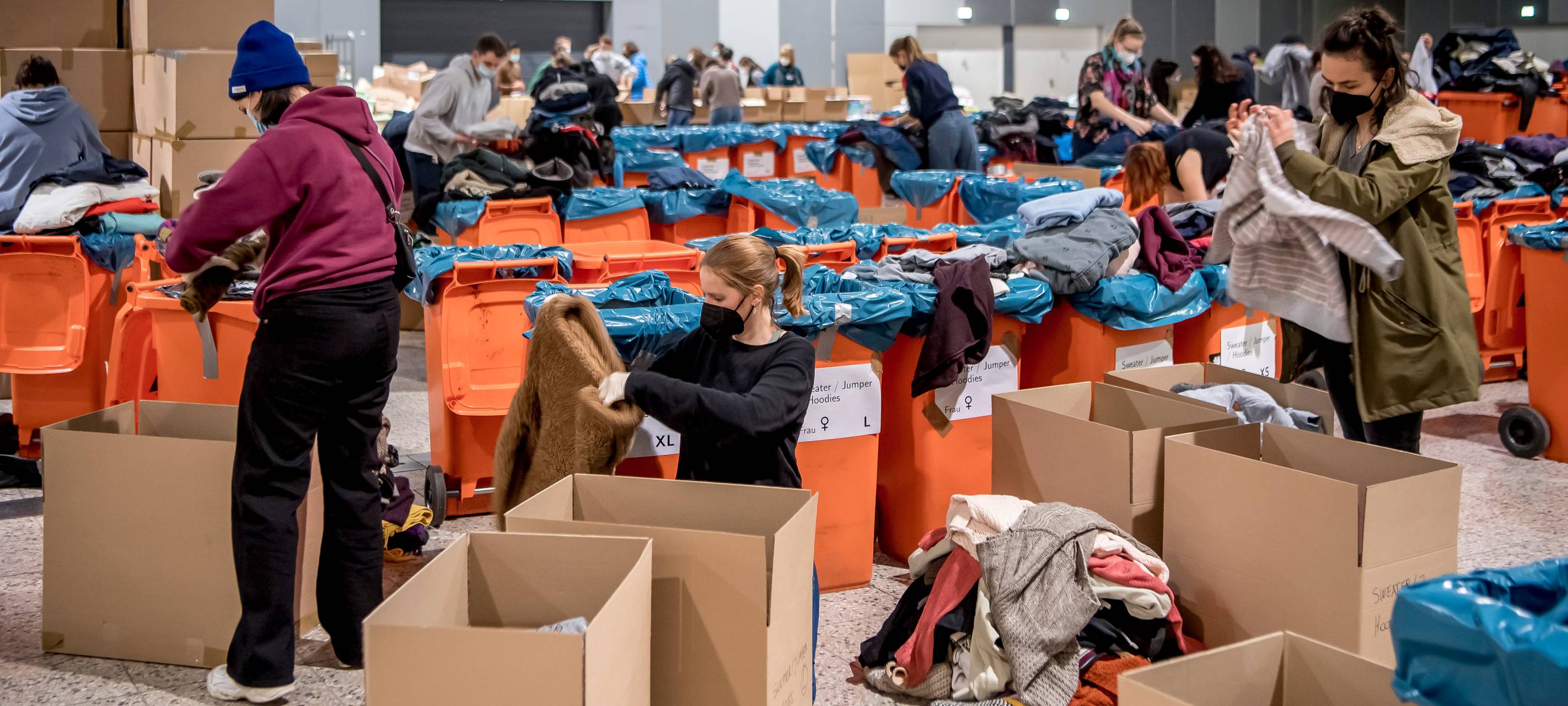 Westfalenhalle: Dortmunder Verein Grenzenlose Wärme sammelt Spenden