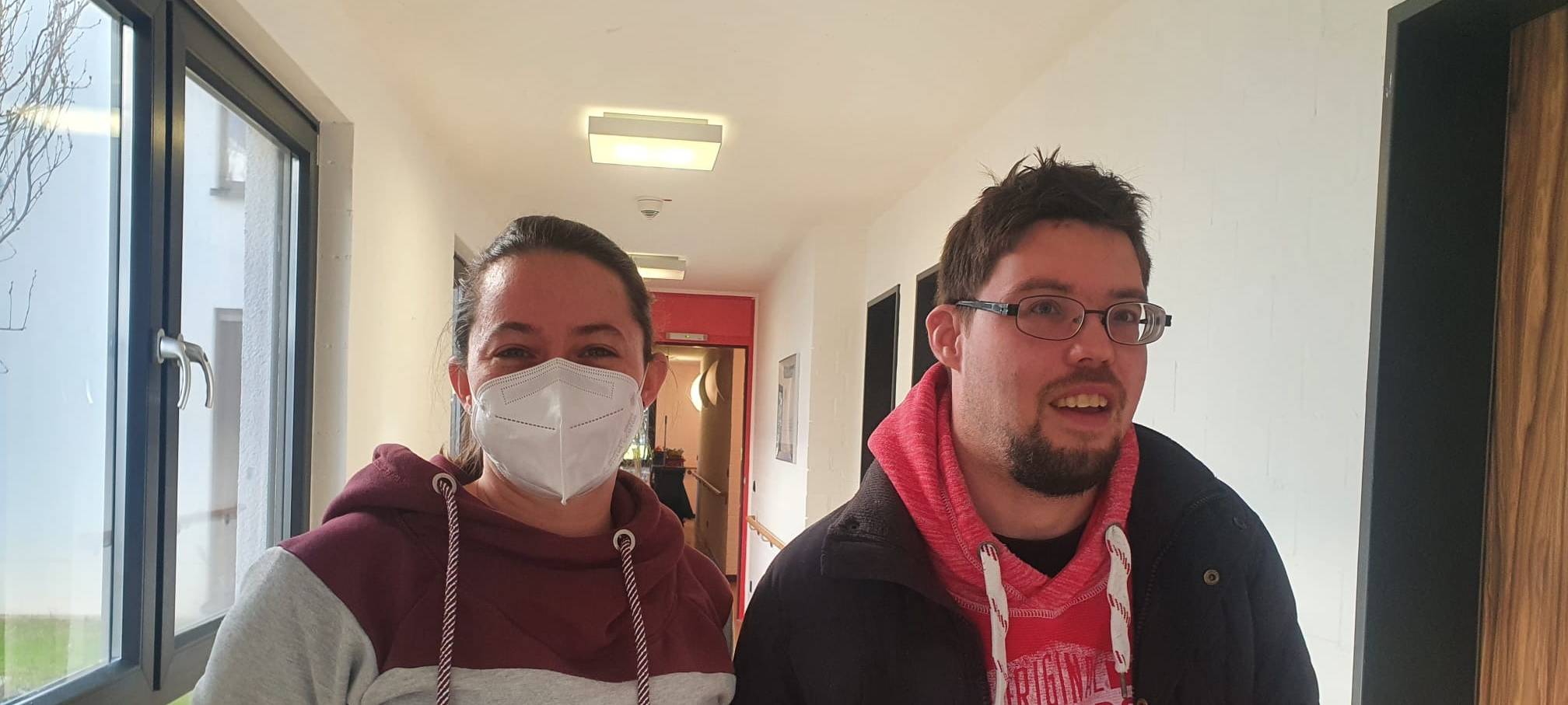 Helden der Frühschicht: Mitarbeiter der Wohnstätte "Am Schlosspark"