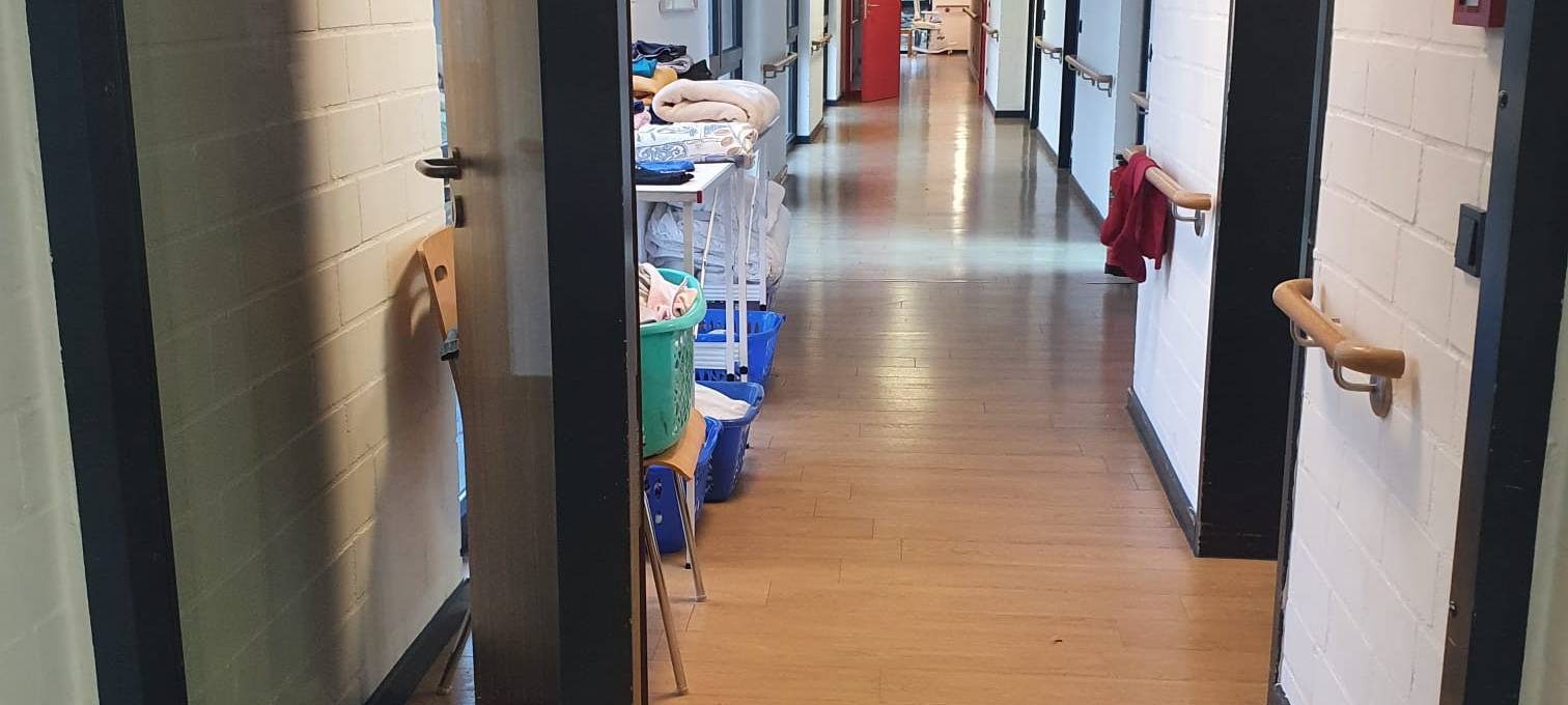 Helden der Frühschicht: Mitarbeiter der Wohnstätte "Am Schlosspark"