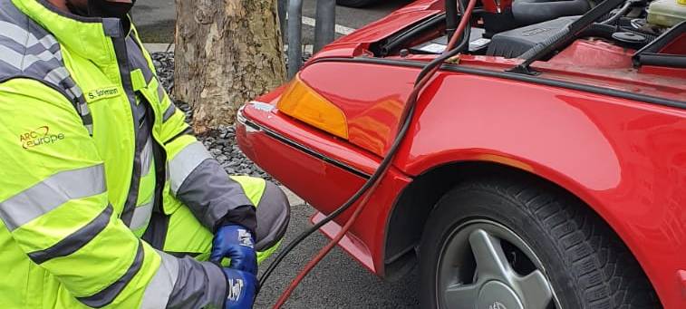 Helden der Frühschicht: ADAC-Pannenhelfer in Dortmund